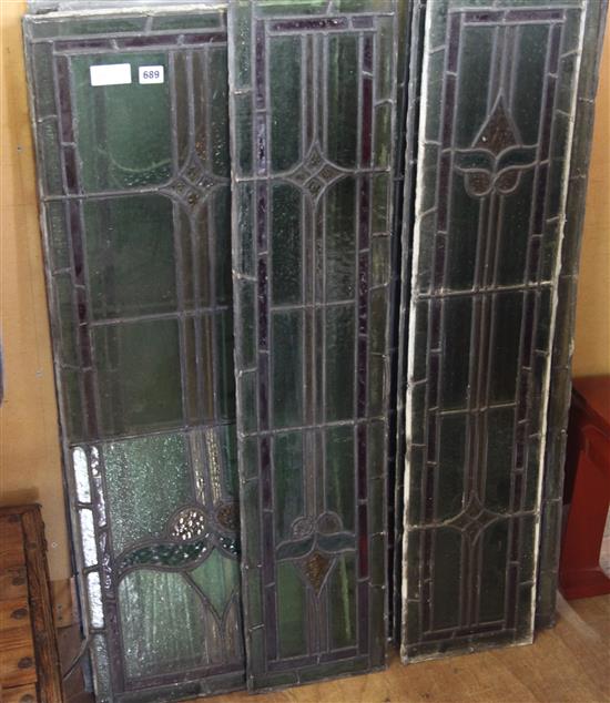 Stained glass panels